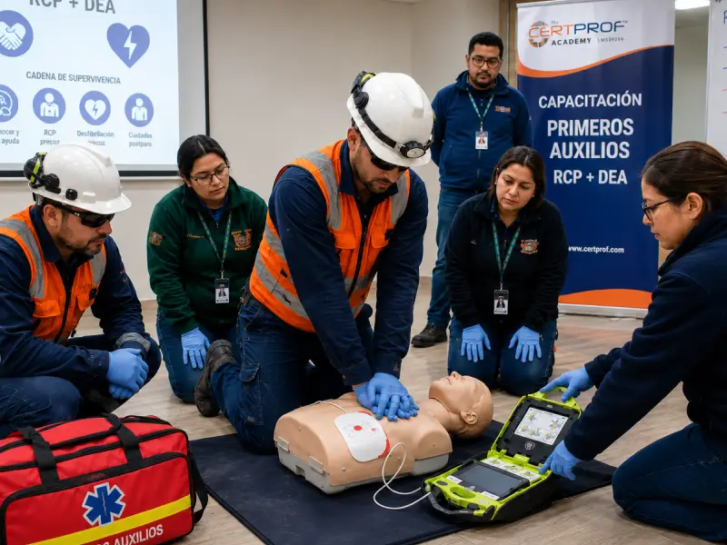 Uso de Desfibrilador Automático (DEA) y RCP